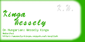 kinga wessely business card